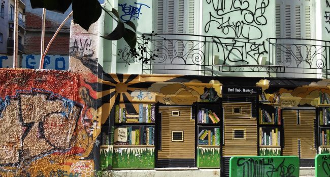 Una calle de Exarchia. Foto: AraInfo