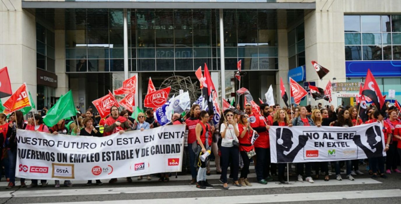 Imagen de una concentración en Zaragoza en 2016. Foto: CGT Aragón