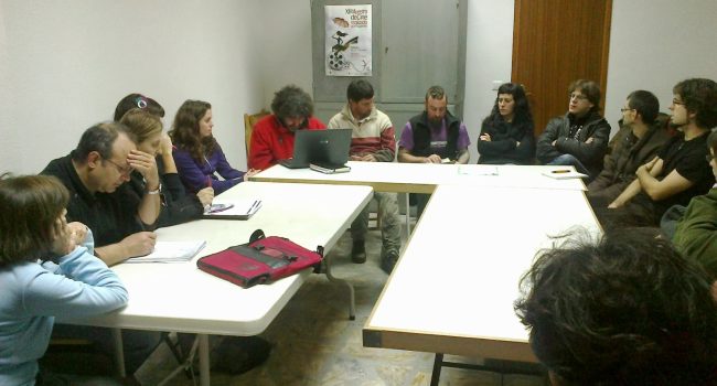 Asamblea en Uesca. Foto: (Archivo) Ecologistas en Acción de Uesca