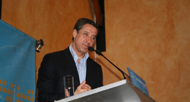 Zaplana en un mitin del PP en 2008. Foto: Dolors Nadal (CC BY-SA 2.0)