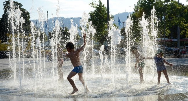 El Partido Verde propone parques acuáticos urbanos para combatir el calor en Uesca