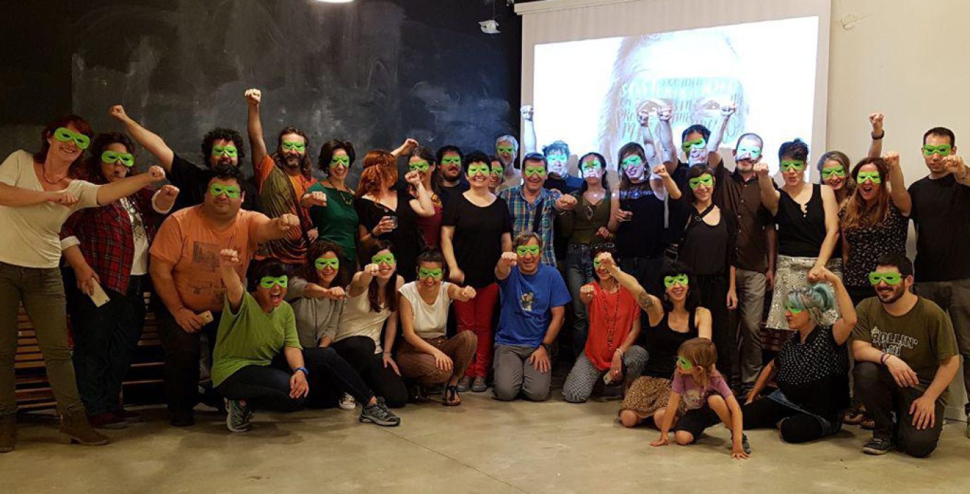 La economía solidaria aragonesa despliega sus "súperpoderESS". Foto: @igoiz17 (AraInfo)