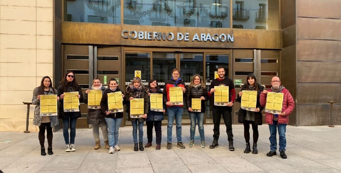 El sector de Reforma y Protección de Menores continúa su lucha “por un convenio laboral aragonés”