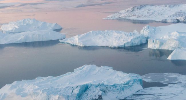 El volumen del hielo disminuye en el Ártico. Foto: Mark Garten