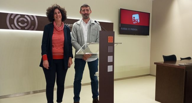 Elena Garcia Juango y Álvaro Sanz El IES Conde Aranda de Alagón necesita la reforma integral “prometida por Azcón”