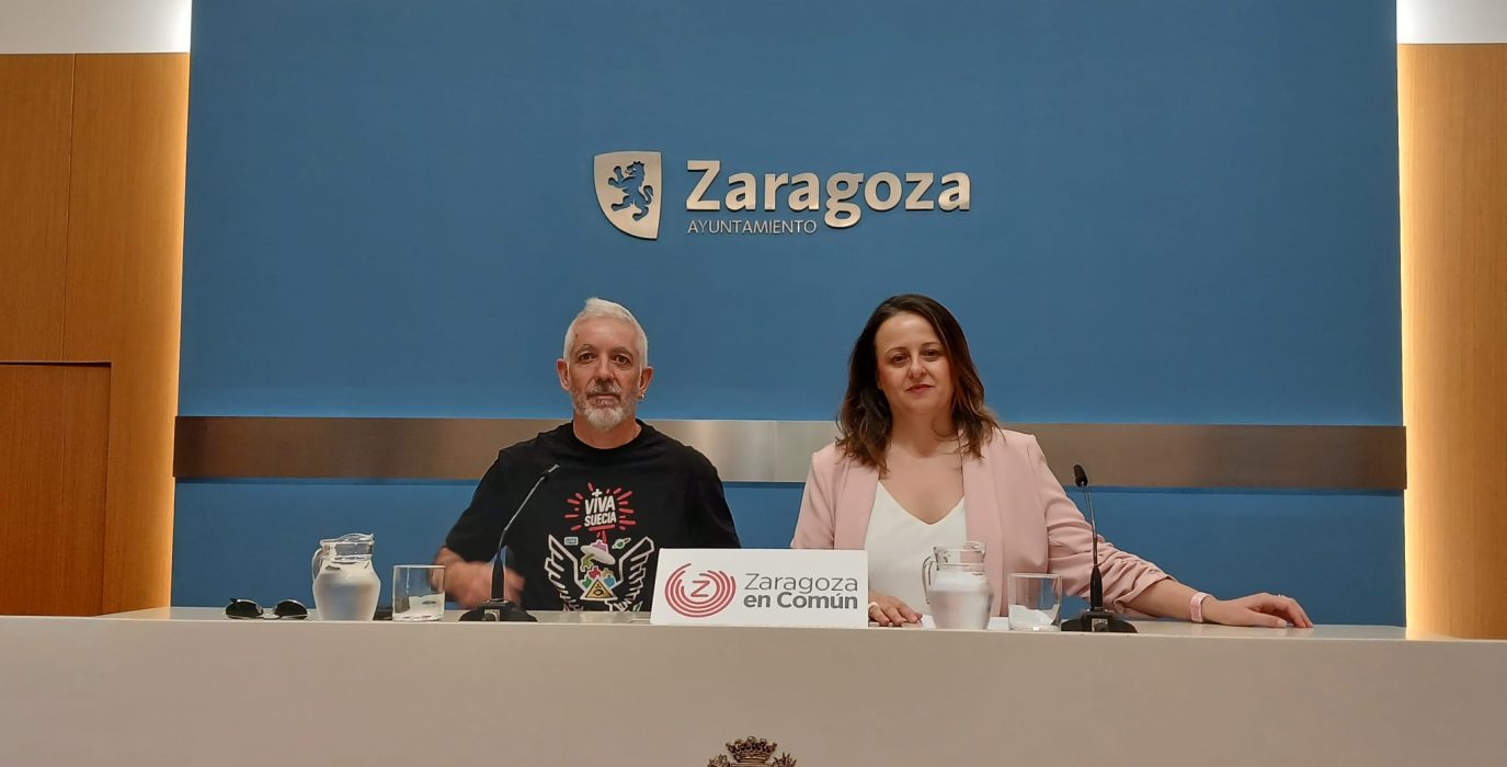 Elena Tomás y Raúl Cabeza, en la comparecencia conjunta | Foto: ZeC