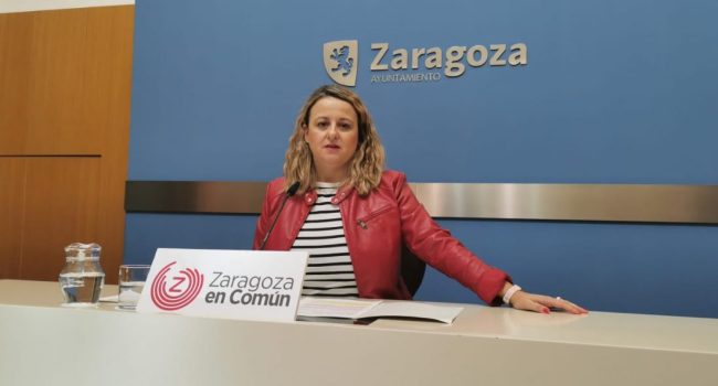 Elena Tomás en la comparecencia de este lunes | Foto: ZeC