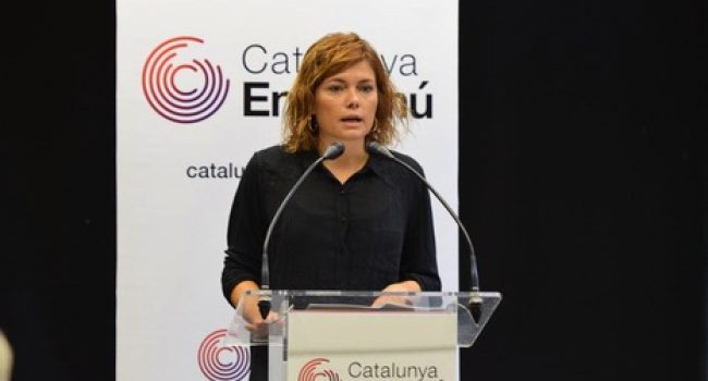 La portavoz de Catalunya En Comú, Elisenda Alemany. Foto: @CatEnComu