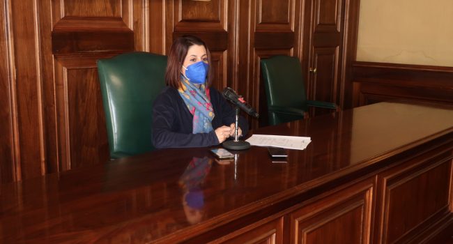 Emma Buj, alcaldesa de Teruel. Foto: AT
