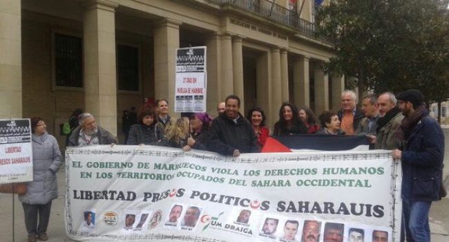 Concentración en Zaragoza el pasado mes de marzo de 2016.