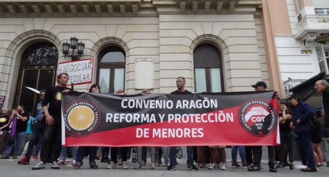 En lucha por un convenio digno para el sector de Protección y Reforma de Menores