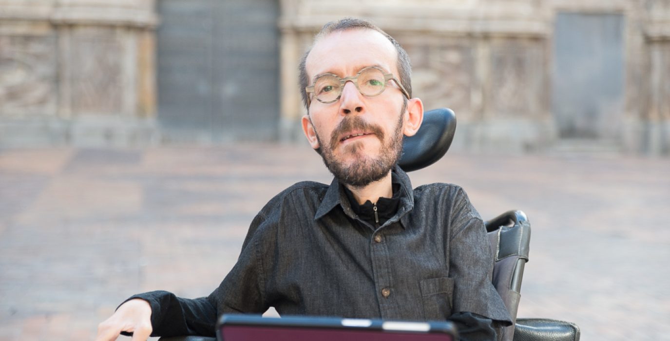Pablo Echenique, candidato de Unidas Podemos al 10N por la circunscripción de Zaragoza. Foto: Pablo Ibáñez (AraInfo)