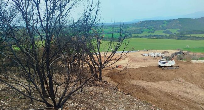Ampliación granja porcina Mazana Agropecuaria del Isábena terrenos incendio Abiego Somontano de Balbastro Aragón Ecologistas en Acción-Cinca