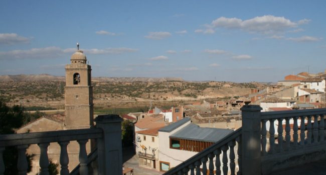 Escatrón una de las zonas afectadas. Foto: AraInfo