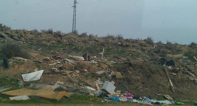 Escombrera de Selgua. Foto: CHA