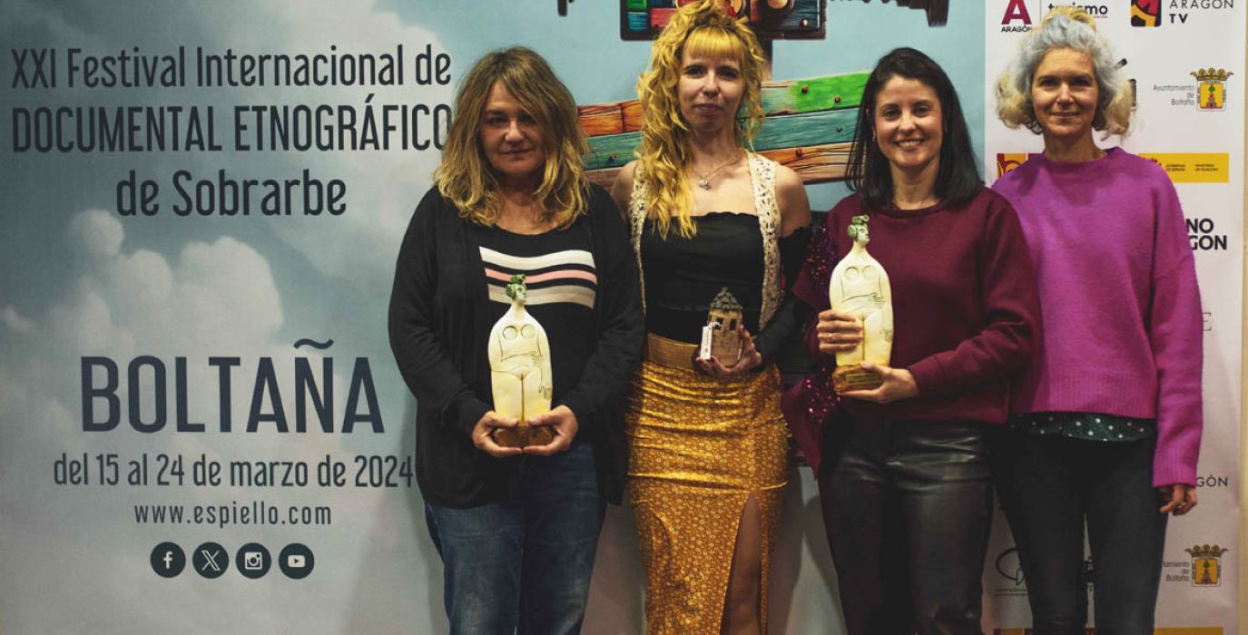 Ganadoras d'os VII premios Agora x l’aragonés | Foto: Espiello