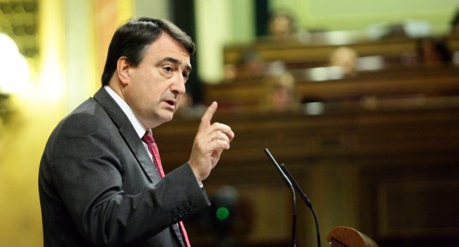 Aitor Esteban, portavoz del PNV en el Congreso de Madrid. Foto: @Congreso_Es
