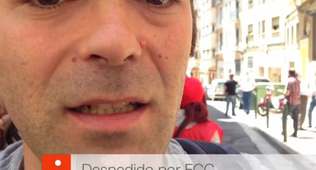 Pablo Monge, despedido por FCC. Foto: AraInfo