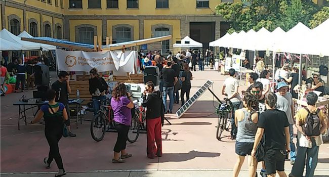 El Mercado Social Aragón en el Centro Social Luis Buñuel. Foto: @arainfonoticias