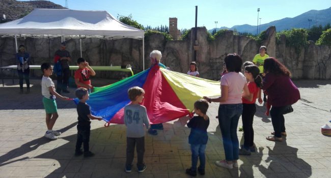 Actividades infantiles en el Festival. Foto: Andrés Bartolomé (AraInfo)