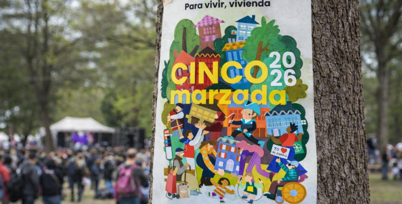 Cartel de la Cincomarzada 2026, obra de Christina Healy.