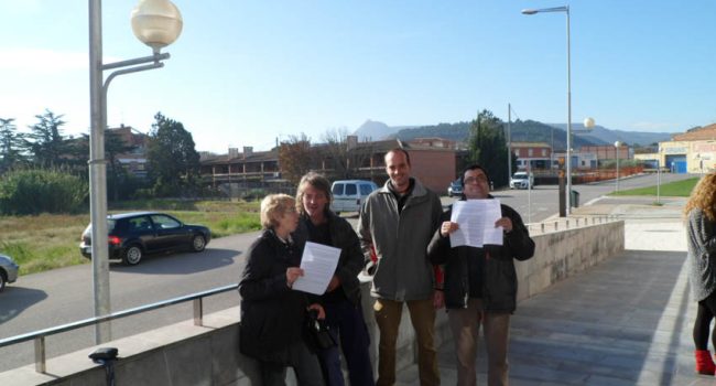 Miembros de la Plataforma durante la