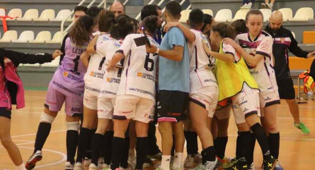 Las jugadoras del FSF César Augusta