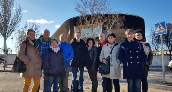 Familiares de los jovenes de Altsasu se han desplazado a Madrid para acudir a la vista en la AN. Foto: @Altsasugurasoak