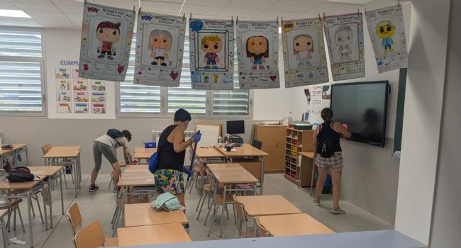 Familias y alumnado del CPI Parque Venecia de Zaragoza obligados a limpiar el colegio “por la falta de financiación” de la DGA 1