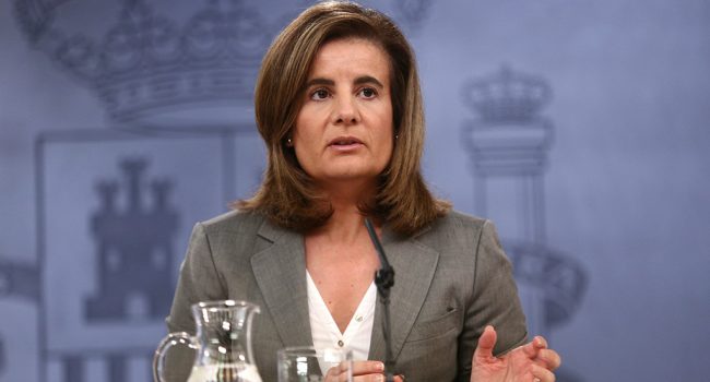La ministra de Empleo del Gobierno español, Fátima Báñez.
