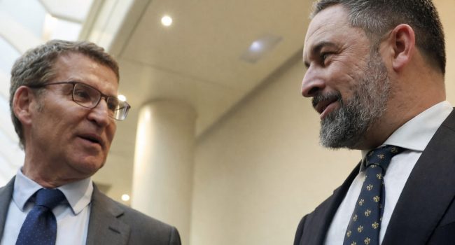 Feijóo y Abascal | Foto: RTVE
