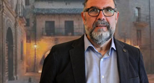 Felipe Díaz, portavoz de Chunta Aragonesista en el Ayuntamiento de Sos.
