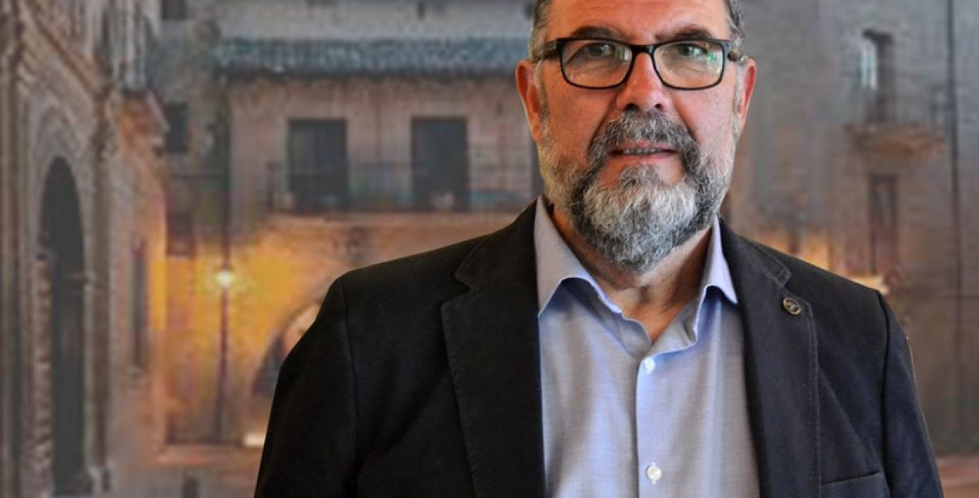 Felipe Díaz, portavoz de Chunta Aragonesista en el Ayuntamiento de Sos.