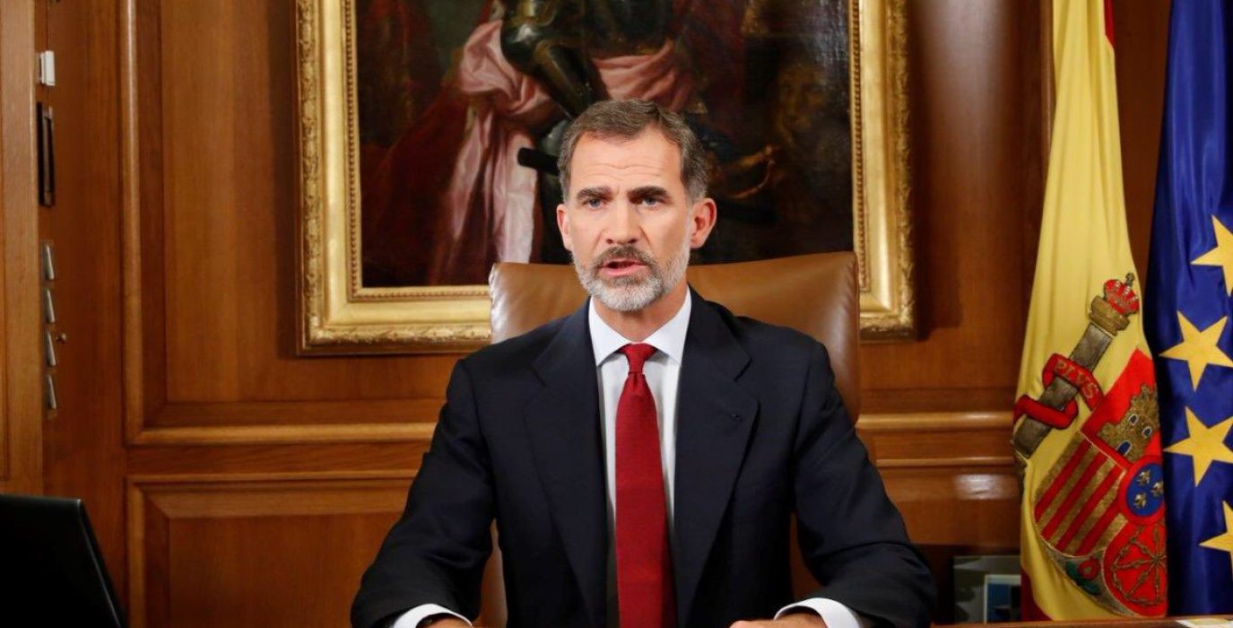 Felipe VI durante uno de sus discursos. Foto: Casa Real