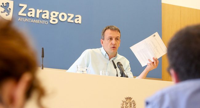 Rivarés durante la rueda de prensa de este viernes. Foto: Daniel Marcos (AZ)