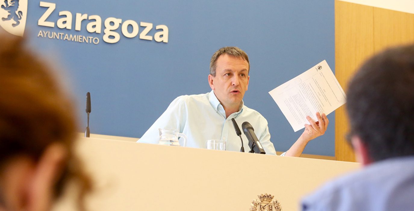 Rivarés durante la rueda de prensa de este viernes. Foto: Daniel Marcos (AZ)