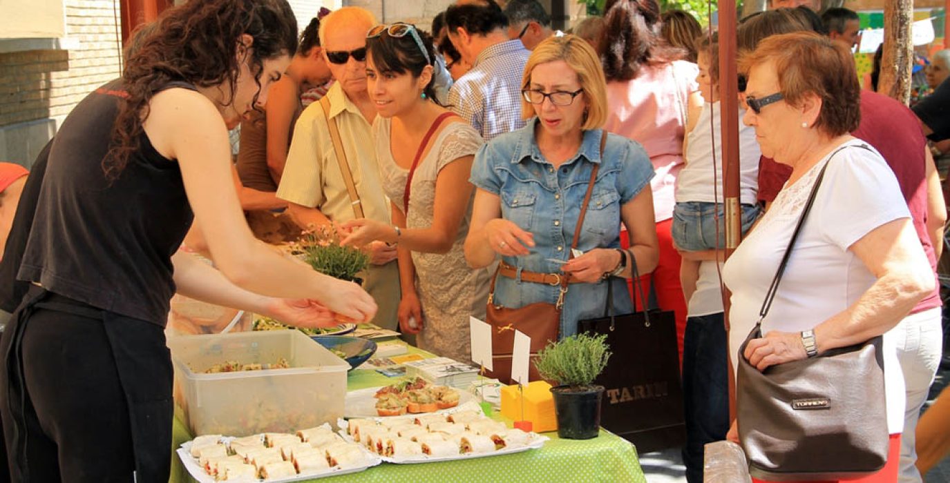 El bar vegetariano Birosta presente en la Fiesta.