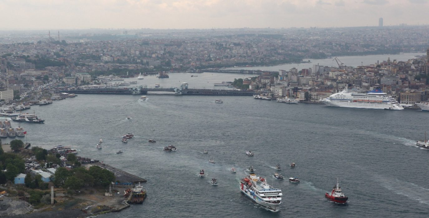 La Flotilla de la Libertad. Foto: Rumbo a Gaza