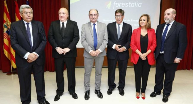 Directivos de Forestalia y del Gobierno de Aragón | Foto: DGA