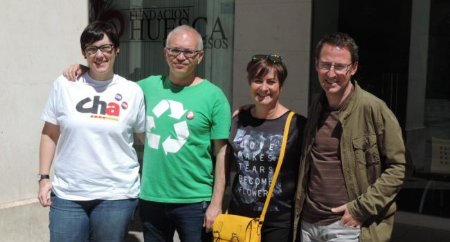 Candidatos a la alcaldía de Uesca.