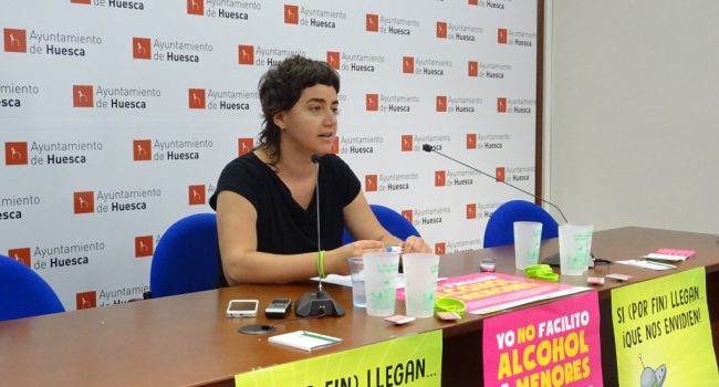 Silvia Mellado en rueda de prensa.