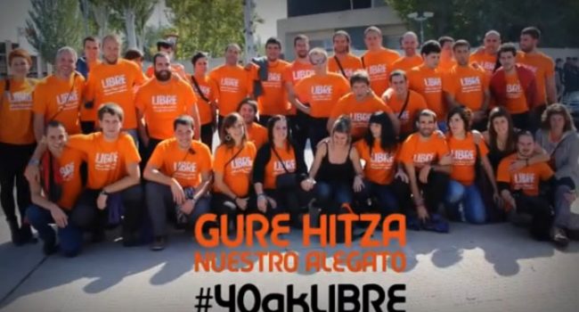 Fotograma video NUESTRO ALEGATO #40akLIBRE