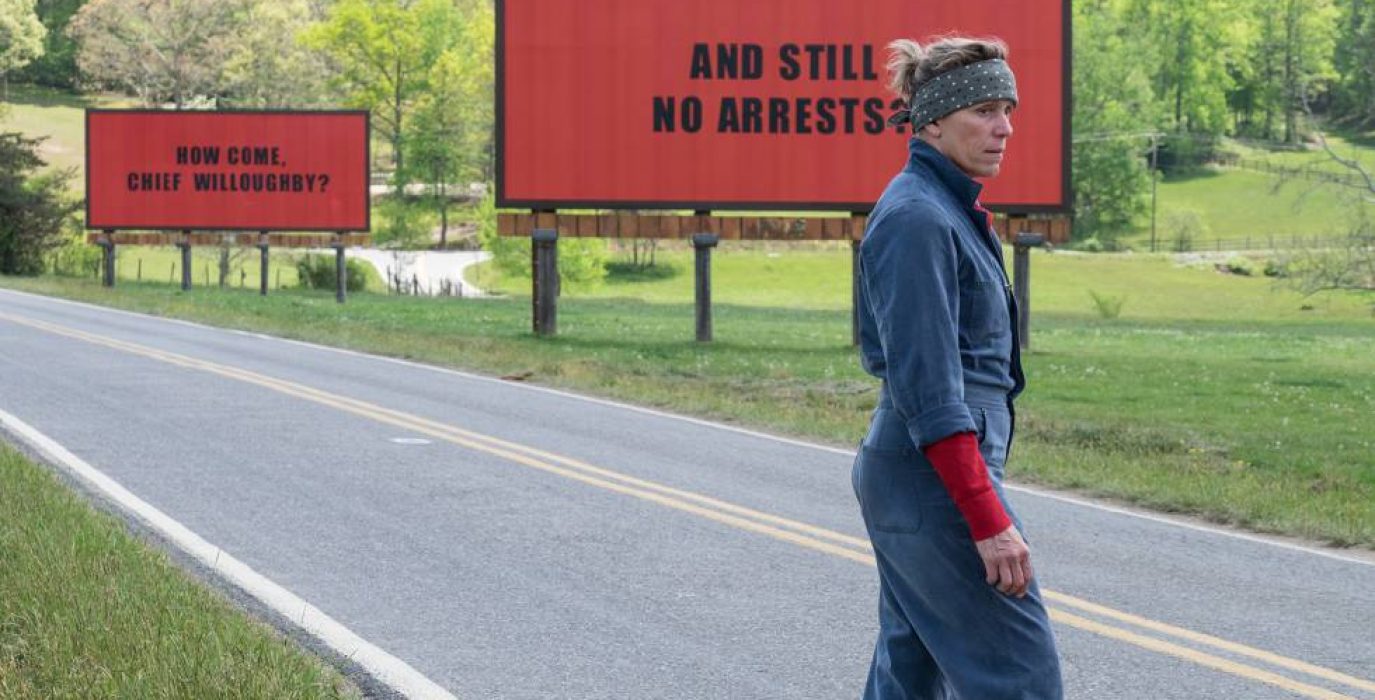Frances McDormand en una imagen de 'Tres anuncios en las afueras'.