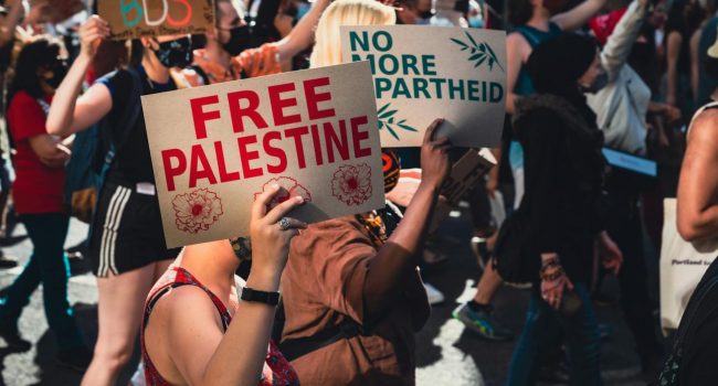 Movilización contra el genocidio en Palestina y el apartheid israelí | Foto: Brett Sayles (Pexels)