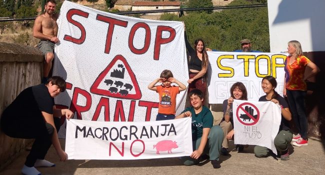 Foto: Plataforma ‘Riglos sin granja porcina’