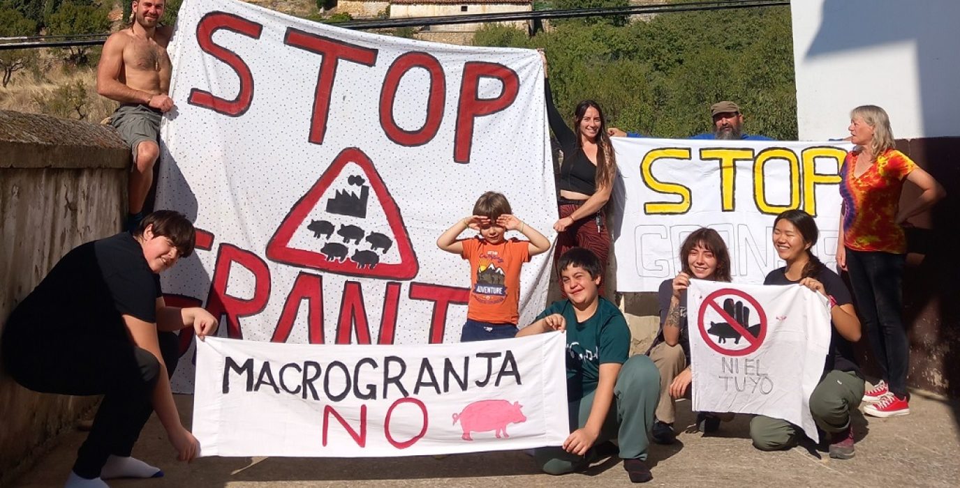 Foto: Plataforma ‘Riglos sin granja porcina’