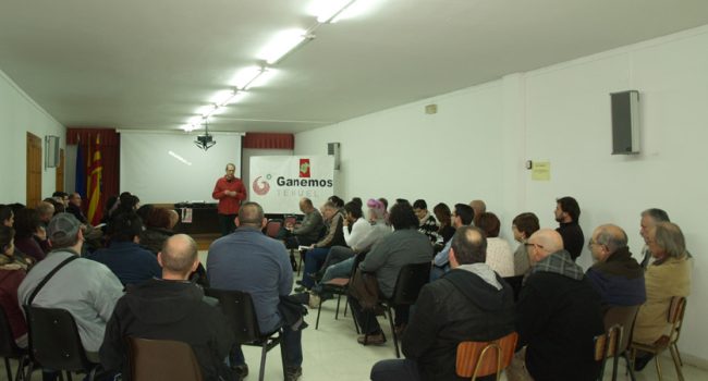 Imagen del encuentro de este domingo. Foto: @GanemosTeruel