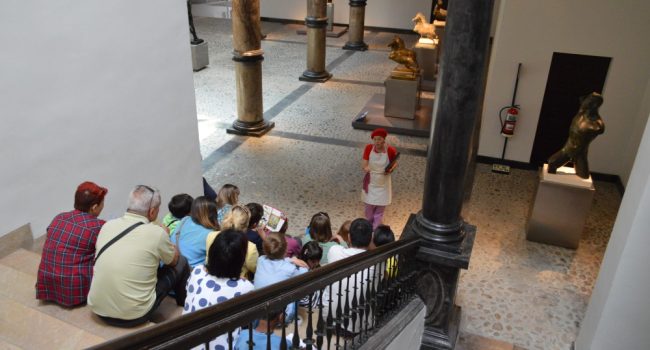 Actividad en el Museo Pablo Gargallo. Foto: Ayuntamiento de Zaragoza
