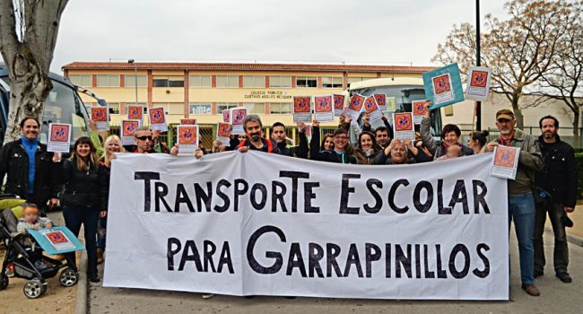 El pasado viernes realizaron la octava concentración. Foto: AMPA CP Gabec (Archivo)