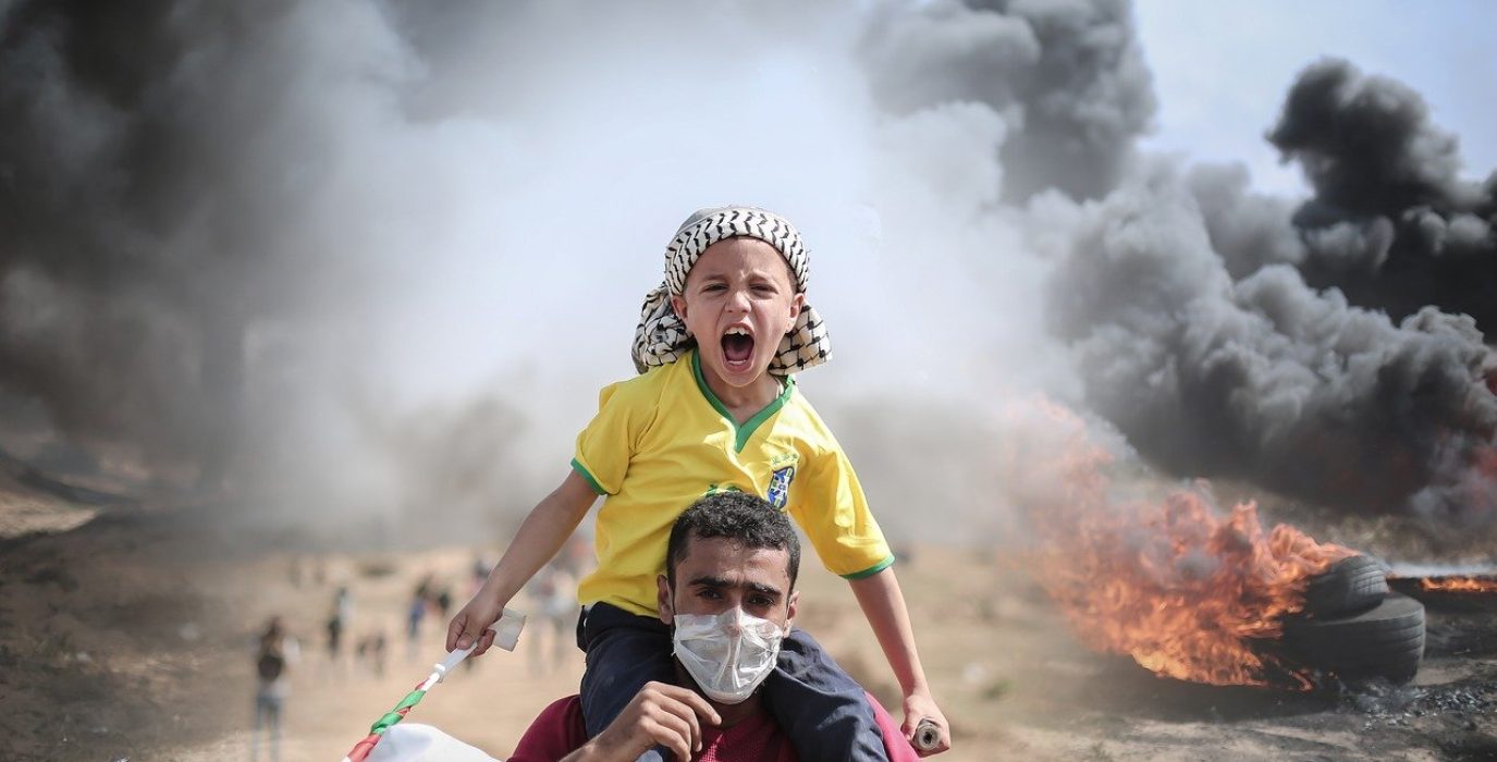 Protestas en Gaza, en una imagen de archivo. Foto: Hosny Salah (Pixabay)